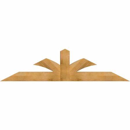 Ekena Millwork Richland Rough Sawn Timber Gable Bracket, Western Red Cedar, 84"W x 21"H x 6"D x 6"F, 6/12 Pitch GBW084X21X0606RIC00RWR